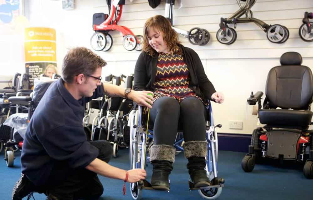 AJM Mobility showroom wheelchair services