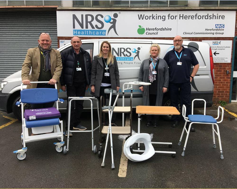 NRS Healthcare joins Herefordshire Council and Wye Valley NHS Trust to encourage patients to return unwanted equipment image