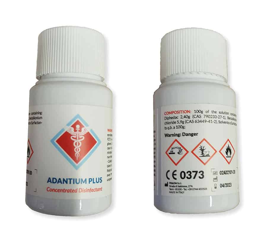 Figure 2. Adantium – a Class IIa disinfectant