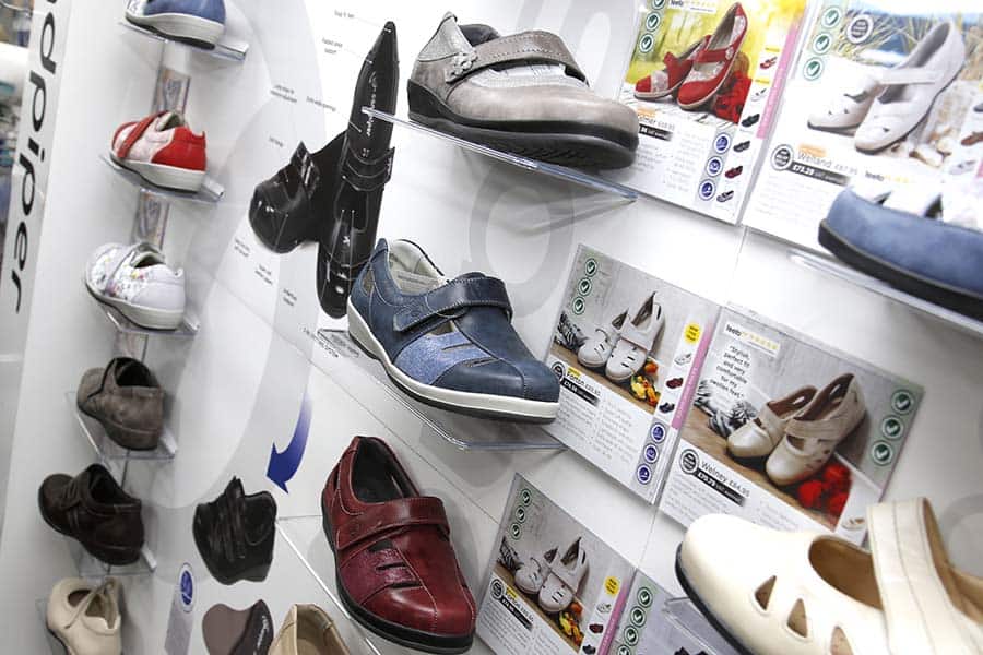 Sandpiper Shoes retail display