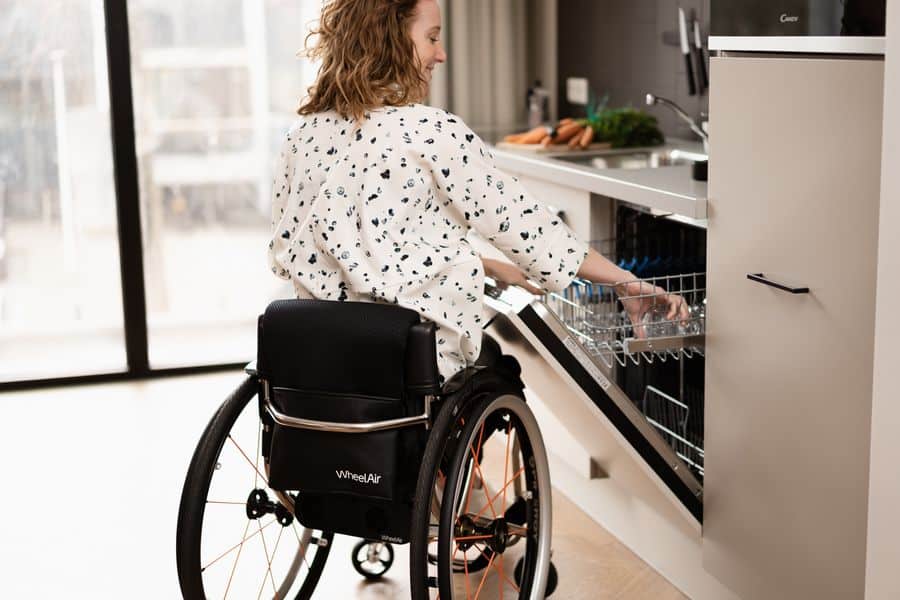 WheelAir cushion cover - The newly launched WheelAir Cushion Cover provides temperature and humidity control for wheelchair users.
