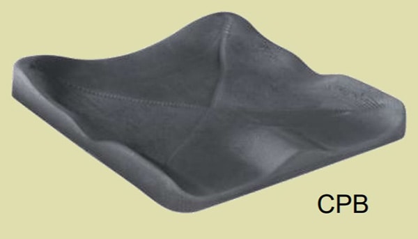 Adding peripheral support to a cushion Adding, for example, a VariliteTM Contoured Positioning Wave Base (CPB) under a cushion, such as a RohoTM cushion, can provide additional offloading support laterally and posteriorly. image