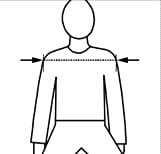 Figure 1: Measurement for an anterior trunk support