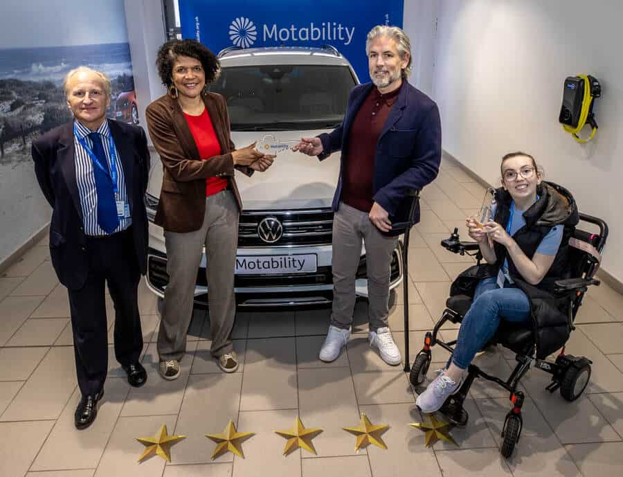 MP hands over keys to Motability Scheme vehicles to Newcastle constituents