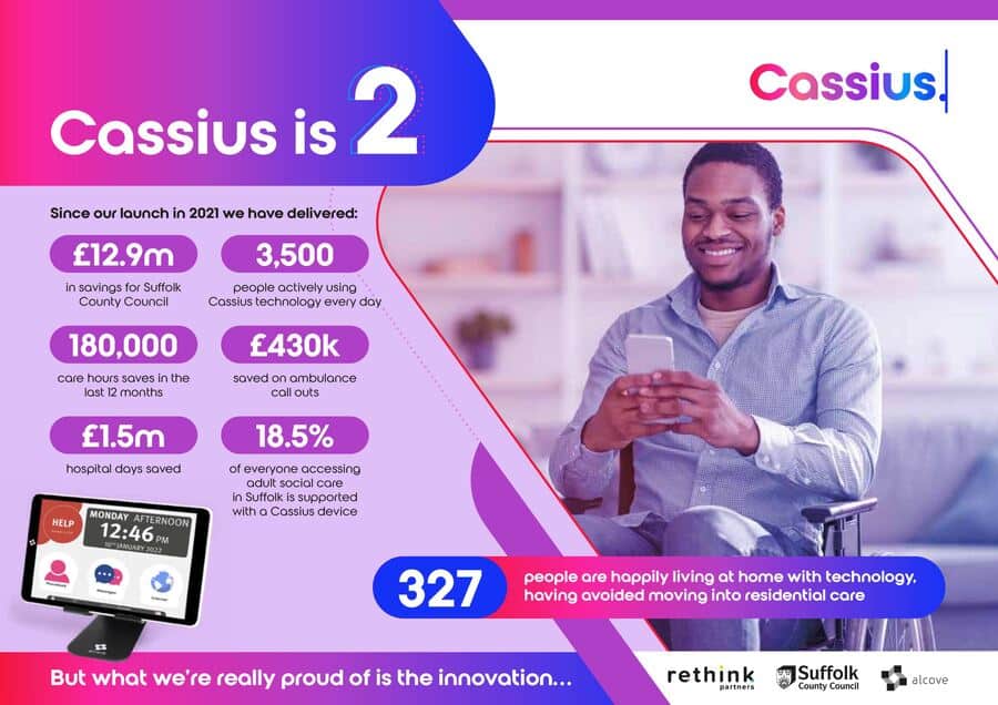Suffolk County Council digital offering Cassius