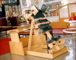 The first standing frame developed by Clive.
