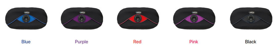 Figure 2. A choice of head support colours