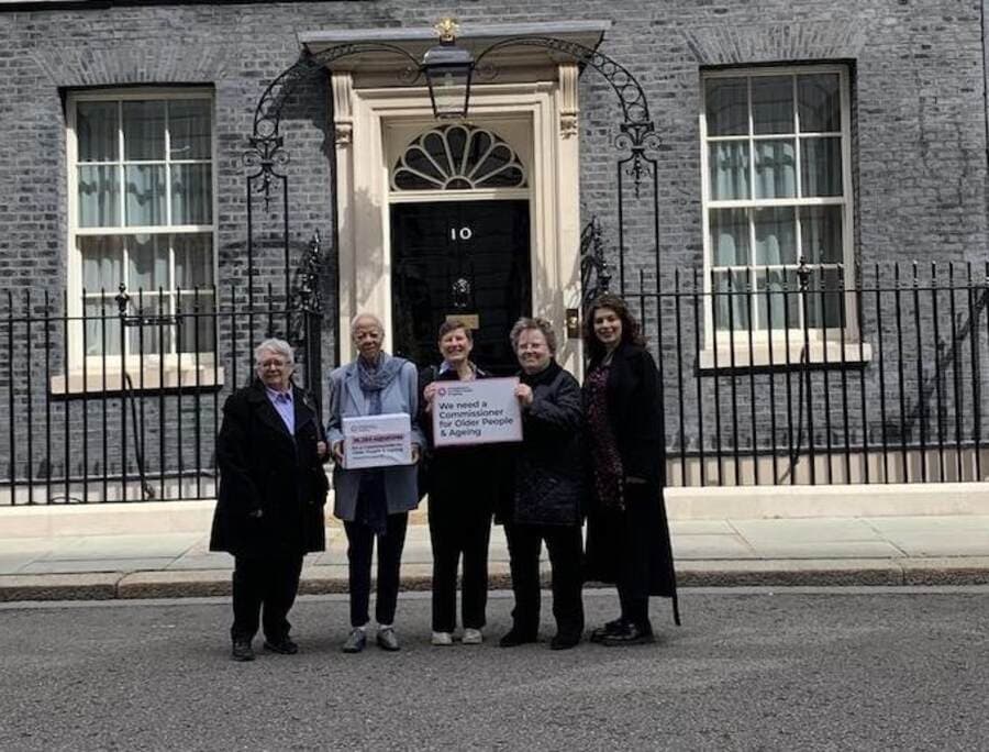 Ageing Better petition at Downing Street