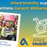 Allied Mobility supports Welsh athlete with funding to highlight the role of mobility solutions