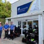 Nest Evans, Huw Thomas and Sion Evans, Directors of Cantre Mobility